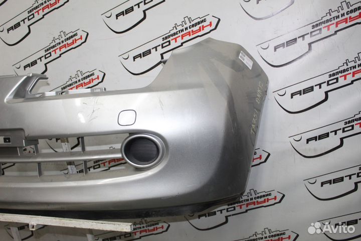 Бампер nissan march AK12 BK12 BNK12 K12 YK12 F2022CT08A 2 модель передний серебро, C41 TA751Z