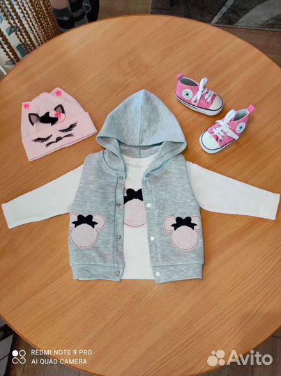 Вещи пакетом на девочку с 62-74р