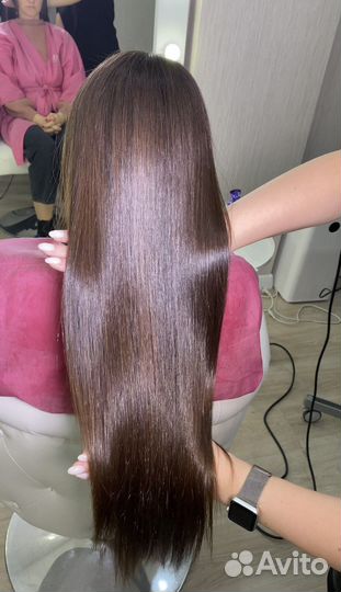 Кератиновое выпрямление