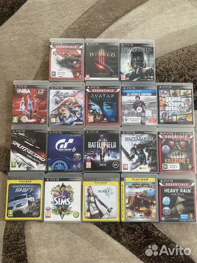 Диски с играми на ps3,ps4