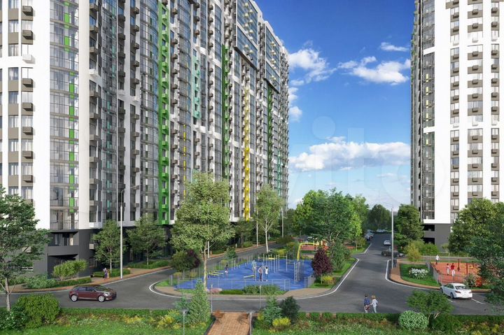 3-к. квартира, 95,4 м², 21/24 эт.