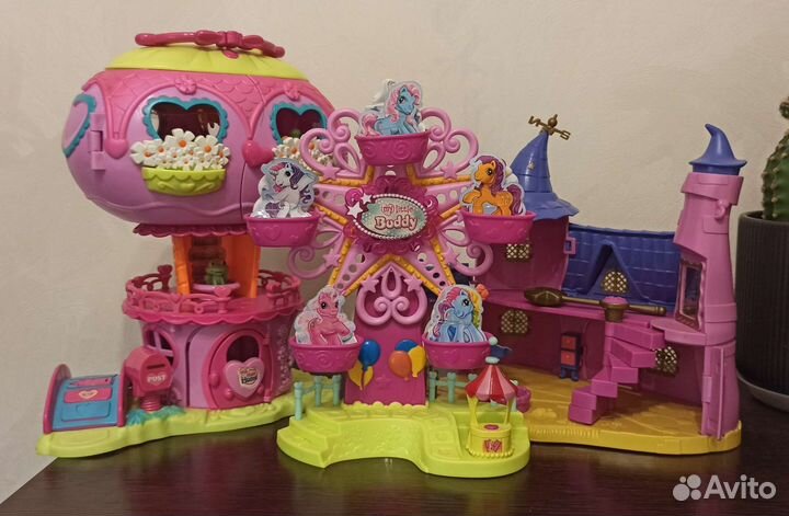 Little Pony, наборы домика, дворца, карусели