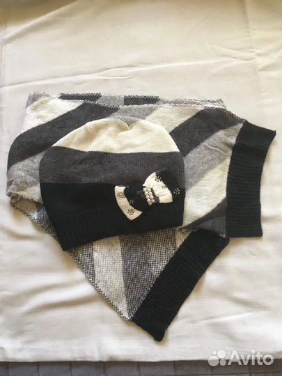 Шапка и шарф новые