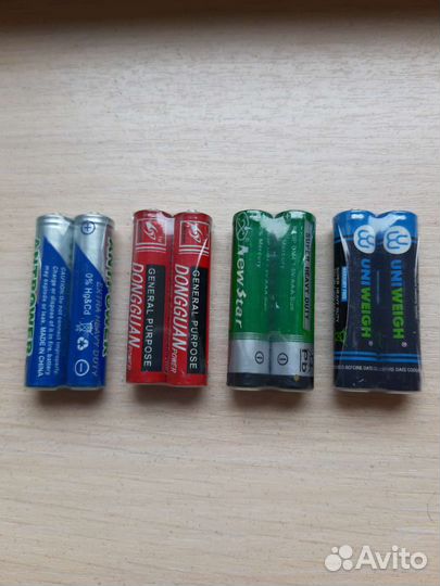 Батарейки А.А.А. Мизинчиковые
