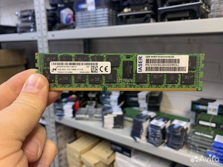 Ddr3 ecc reg 16gb (1600mhz) 16gb2rx4 pcl-12800r