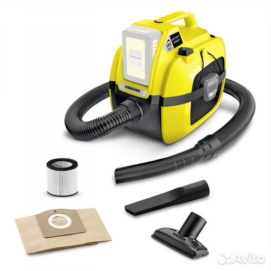 Автомобильный пылесос Karcher WD1 Compact Battery