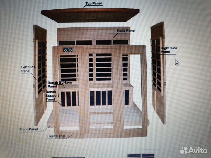 Продам инфракрасную сауну Helo HSI 30