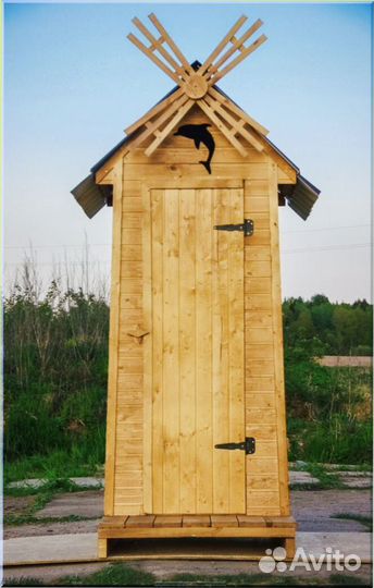 Дачный туалет деревянный зйа 584