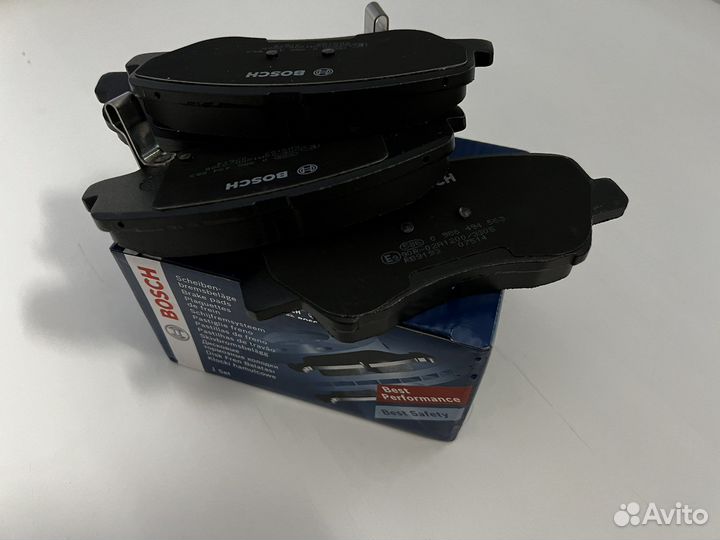 Колодки тормозные передние Solaris/Rio