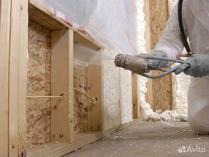 Утепление пенополиуретаном потолка дома