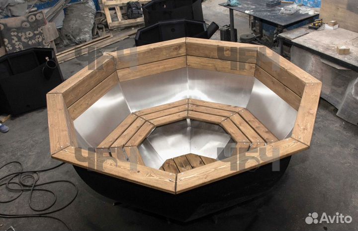 Чан для бани. Купель