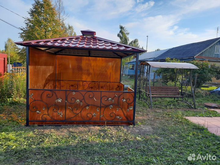Беседка кованая для сада