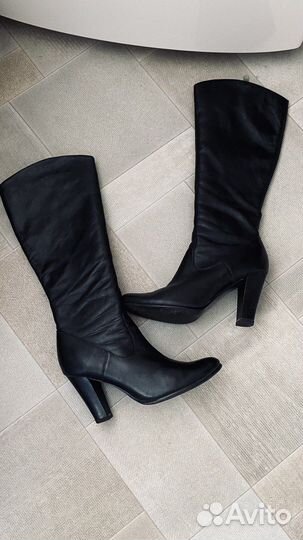 Сапоги демисезонные натуральная кожа