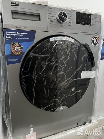 Стиральная машина Beko 7кг инвертор пар Новая