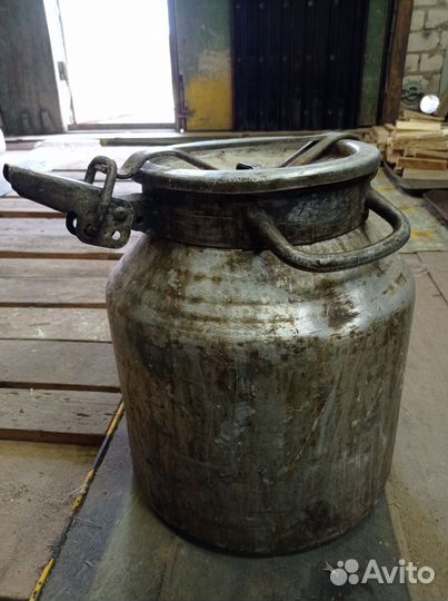 Бидон алюминиевый 25 л. б/у