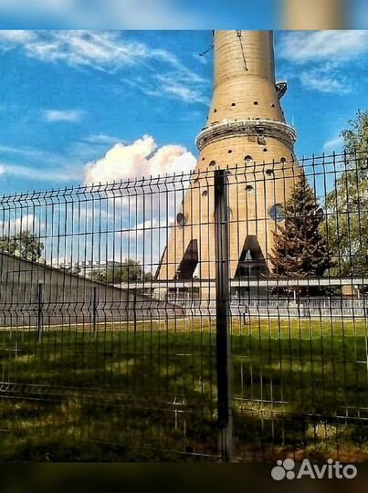 Забор из 3д сетки