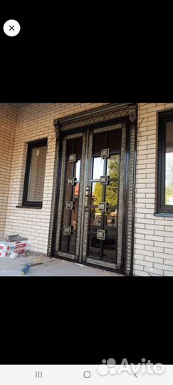 Кованные железные двери