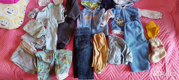 Вещи на мальчика с 0 до 9месяцев