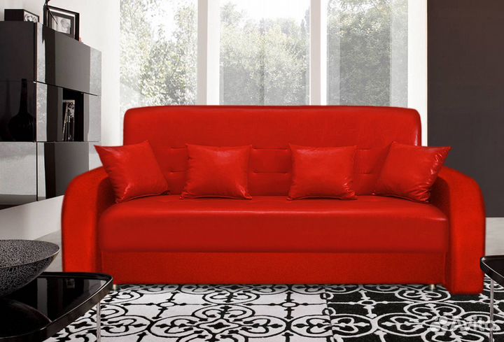 Диван из экокожи от фабрики