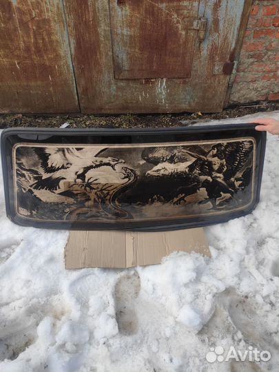 Стекло заднее шелкография Ваз 2101-2107