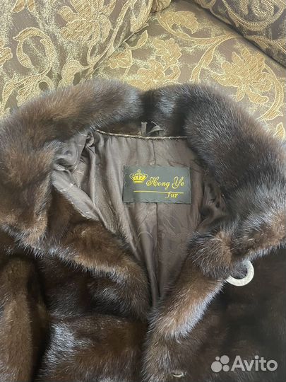Шуба норковая 42 44 поперечка