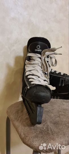 Коньки хоккейные oxelo