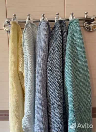 Полотенце вафельное лен хлопок