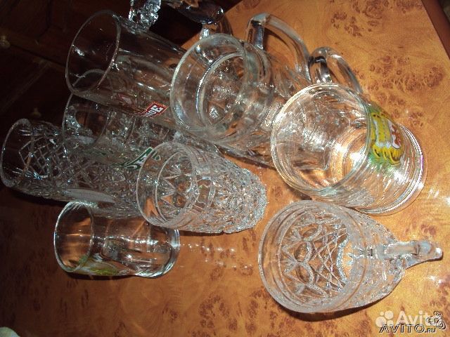 Коллекция пивных кружек (7шт) б/у