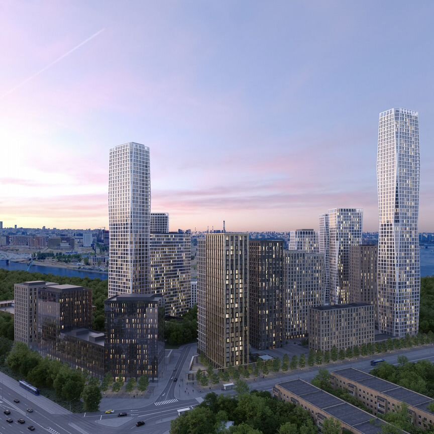 2-к. квартира, 67,3 м², 4/28 эт.