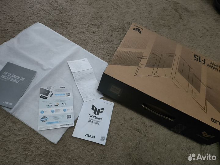 Ноутбук asus TUF Gaming F15