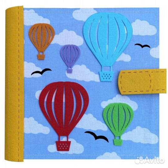 Развивающая мягкая книжка из фетра Мир вокруг