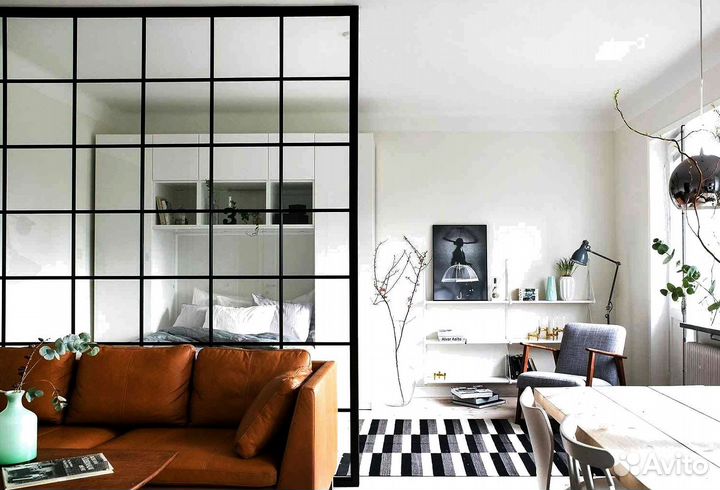 Перегородка стекло