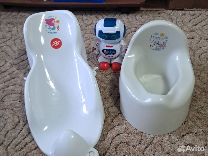 Горка для купания,горшок