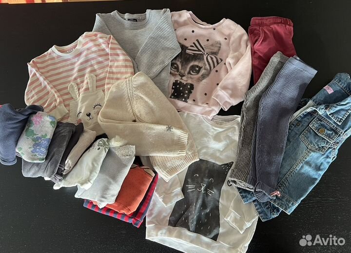 Детские вещи пакетом для девочек 92-104