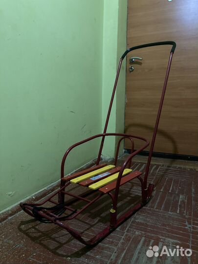 Детские зимние санки