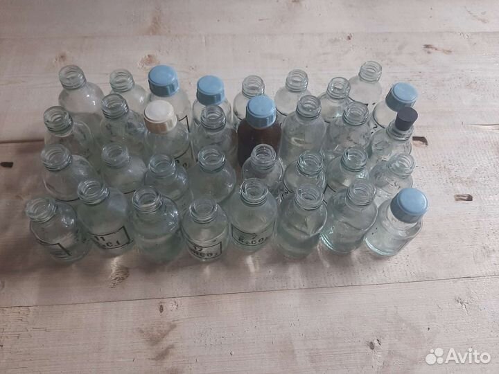 Бутылочки для химических элементов