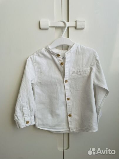 Рубашка zara для мальчика 98