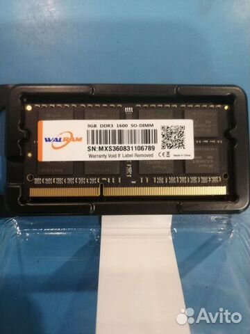 Оперативная память sodimm DDR3 8Gb для ноутбука