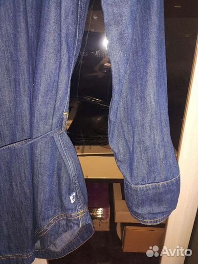 Джинсовая легкая туника адидас