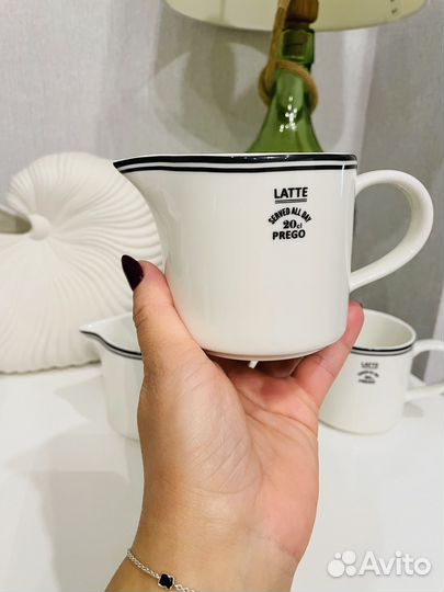 Молочник фарфор h&m home новый