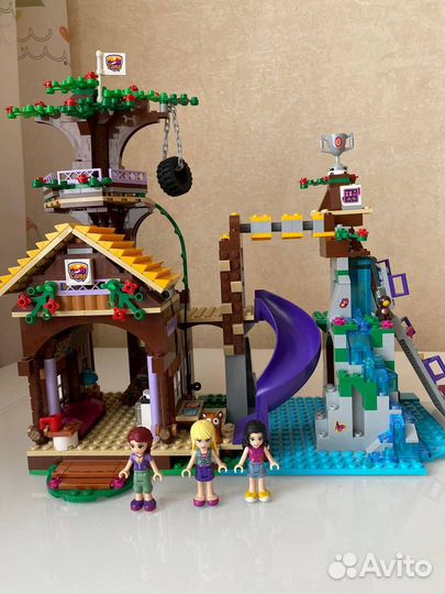 Lego friends спортивный лагерь/дом на дереве