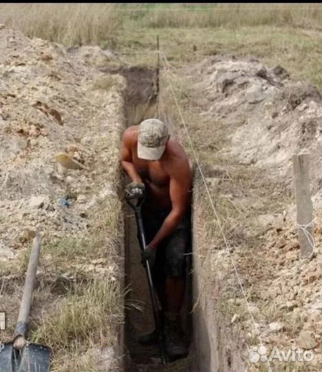 Копка траншей вручную быстро домодедово