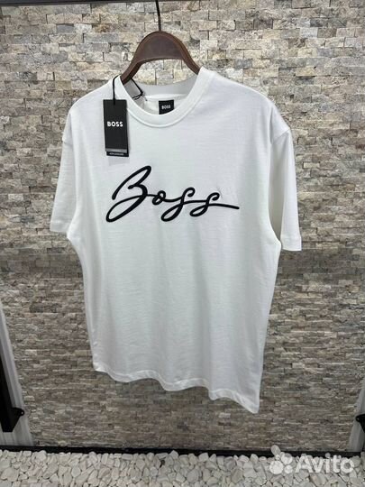 Футболка мужская новая Boss