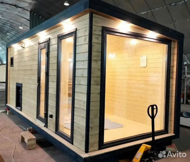 Баня модульная из бруса под ключ