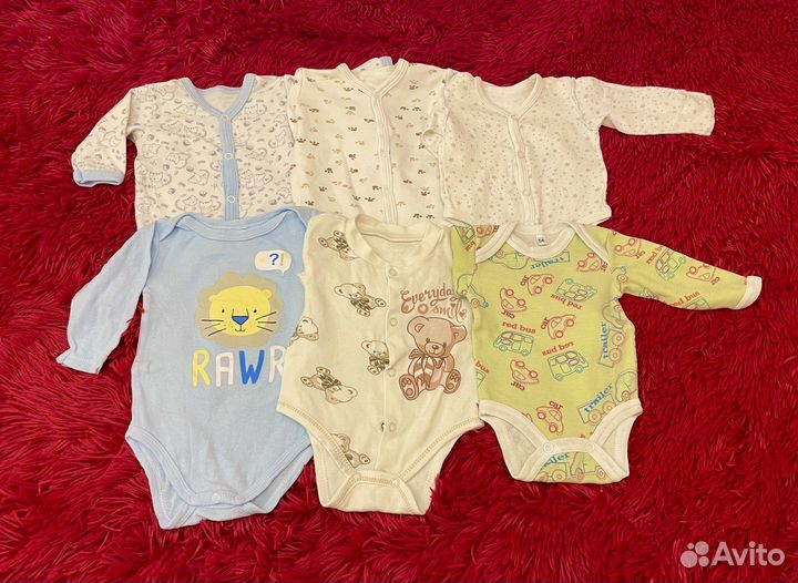 Большой пакет вещей для новорожденного