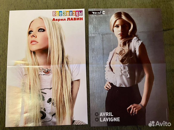 Постеры плакаты Аврил Лавин Шакира