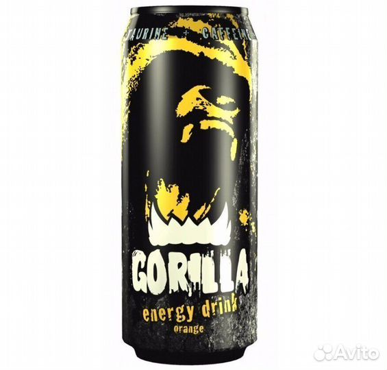 Опт - Энергетический напиток Gorilla Orange Апель