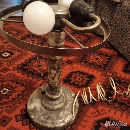 Лампа СССР мрамор
