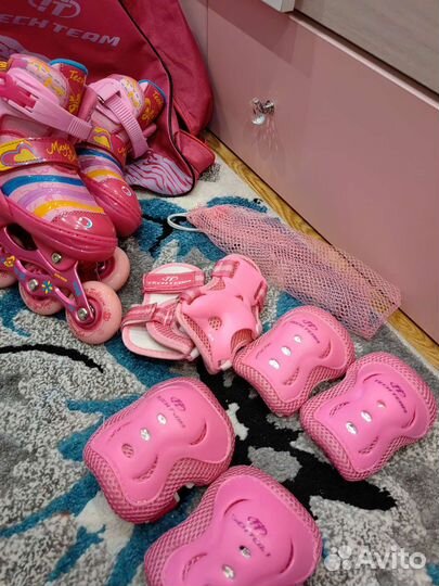 Роликовые коньки детские раздвижные