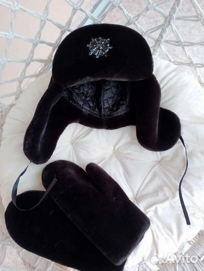 Шапочка+ варежки